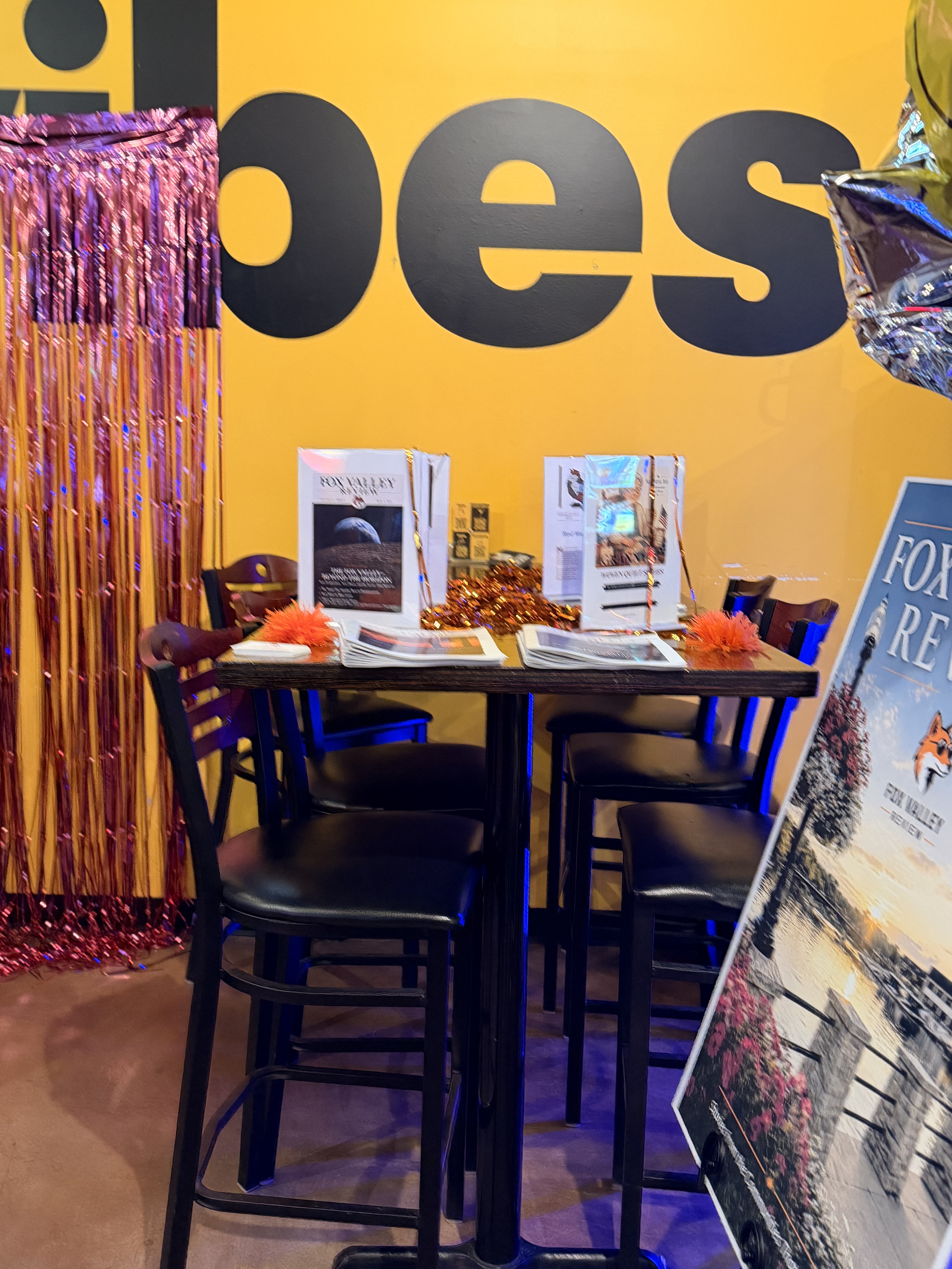 Fox Valley Review May release party with printed hard copies placeholder