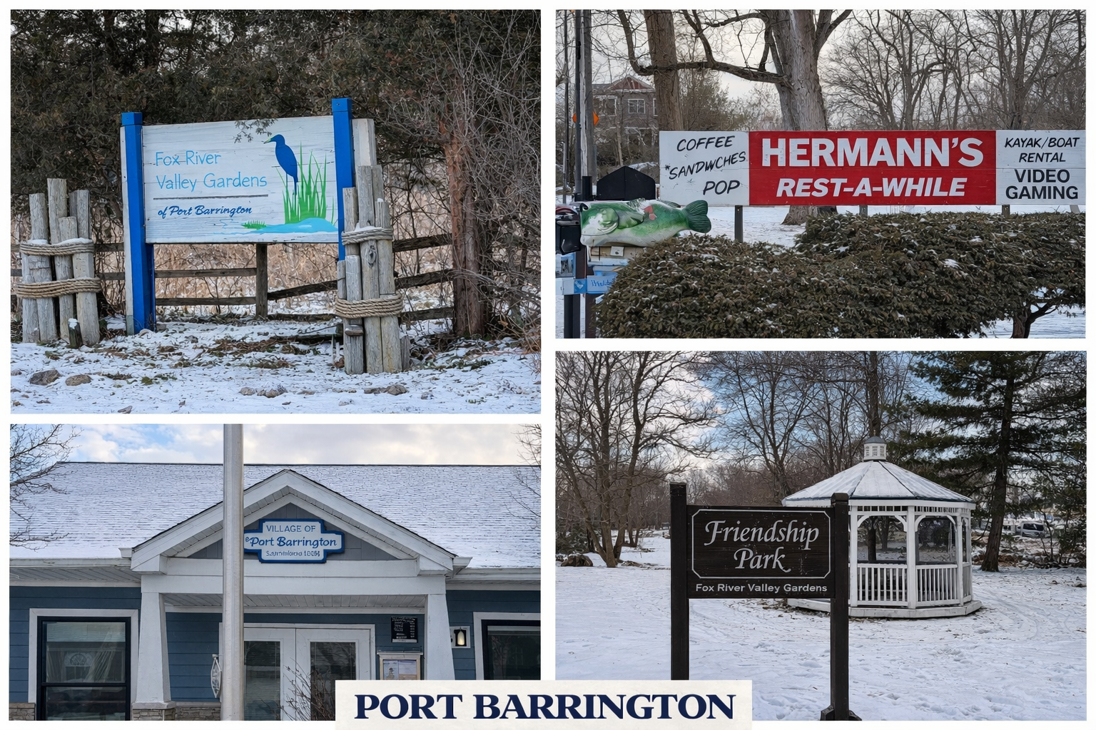 Port Barrington river scene